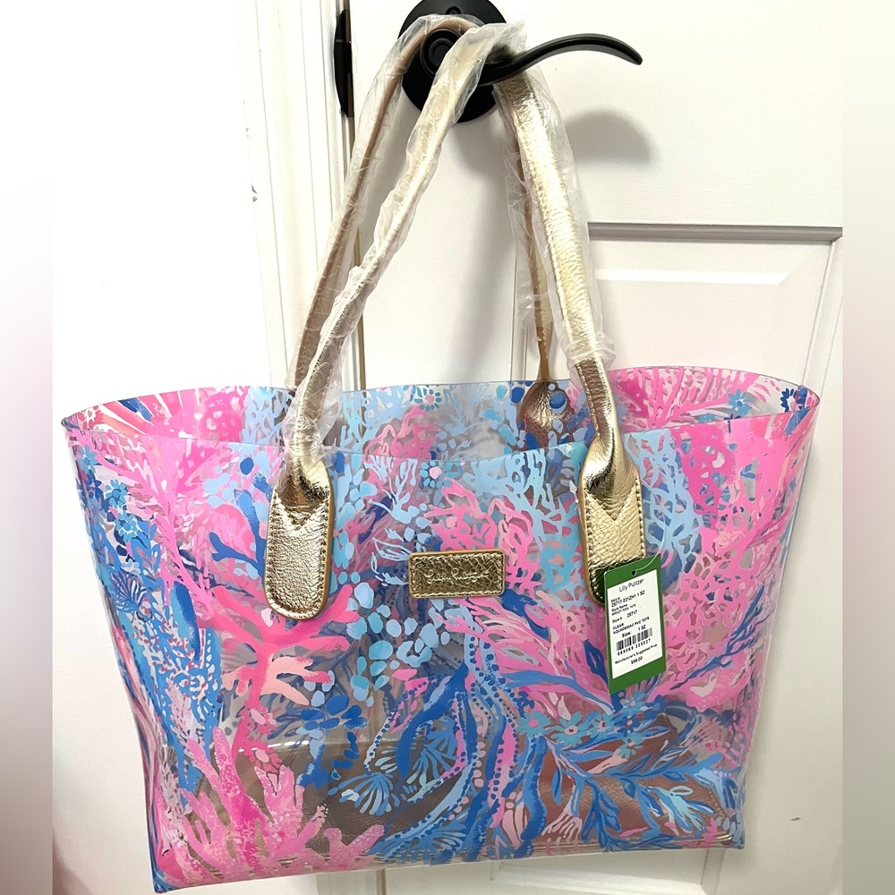 🌴Lilly Pulitzer🌴NWT Breezy PVC Pool Tote